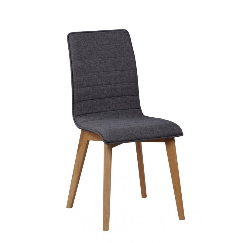 RO Gracy Chair Dark Grey/Oak